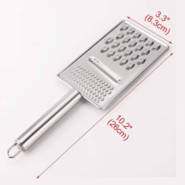 Stainless Steel Vegetable Slicer, Shredder, Cheese Grater - Image 2