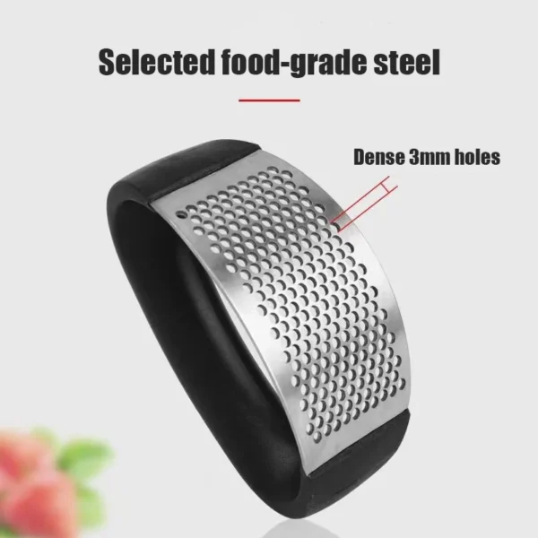 Stainless Steel Garlic Crusher Ginger Mincer Squeezer Press - Image 5