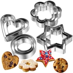 12pcs/Set Stainless Steel Cookie Cutter ( 4 Shapes)