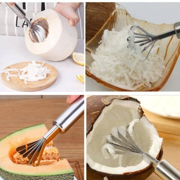 Stainless Steel Coconut scraper - Image 2