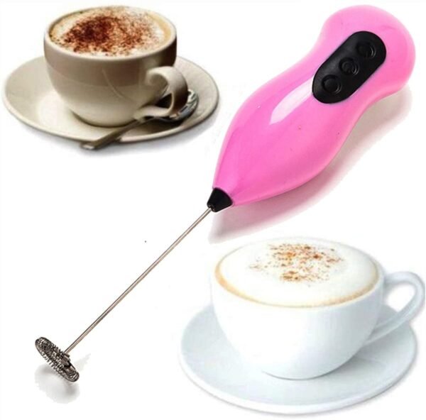 Portable Hand Blender For Lassi, Milk, Coffee, Egg Beater Mixer - Coffee Mixer - Image 3