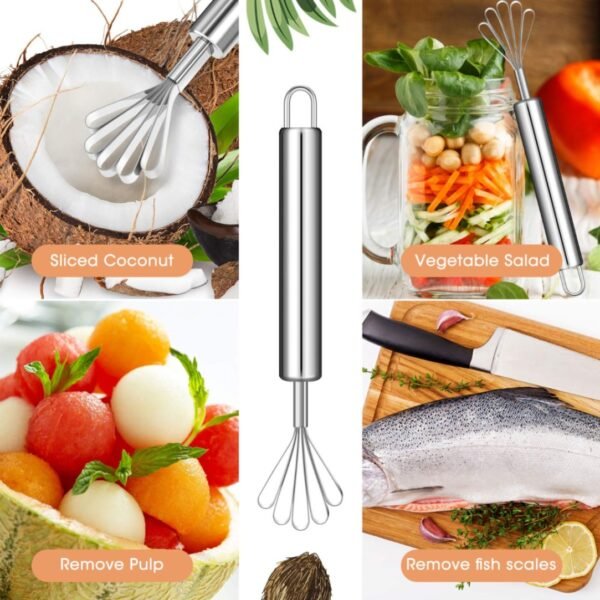 Stainless Steel Coconut scraper - Image 3