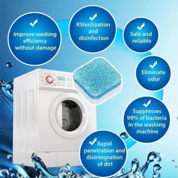 12Pcs Washing Machine Tank Cleaner Tablet - Image 2