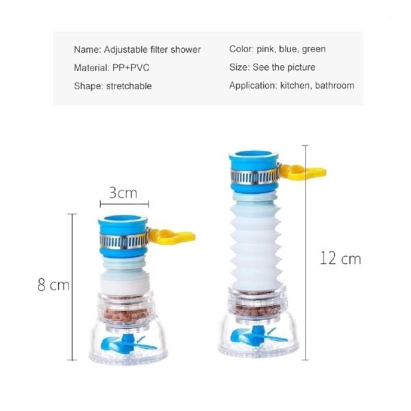 360 Degree Water Filter Tap Water Saving Faucet Water - Image 4