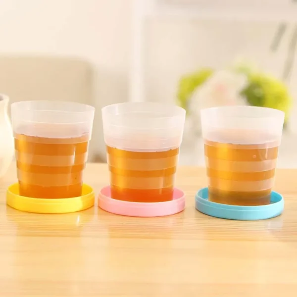 Cute Cartoon Portable Telescopic Folding Cup - Image 8