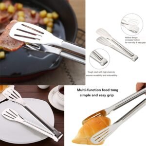 Cooking Tong Clip Clamp Accessories Salad Serving BBQ Tools