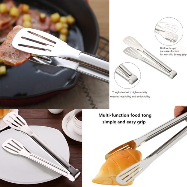 Cooking Tong Clip Clamp Accessories Salad Serving BBQ Tools