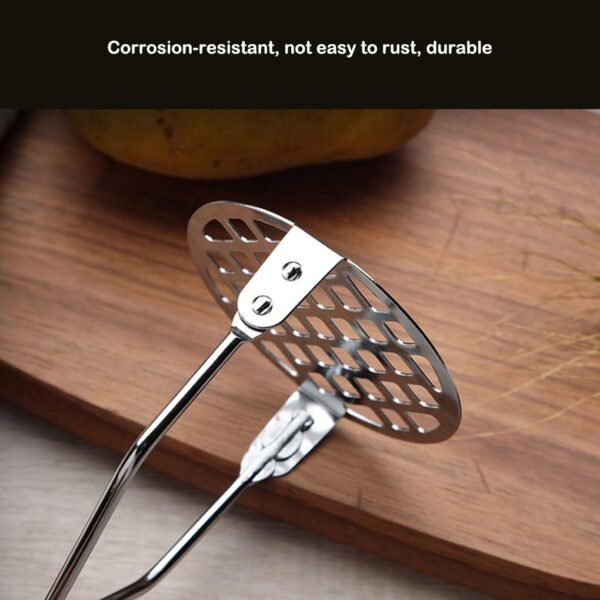 Stainless Steel Potato Press Masher Food Masher Crusher - Image 4