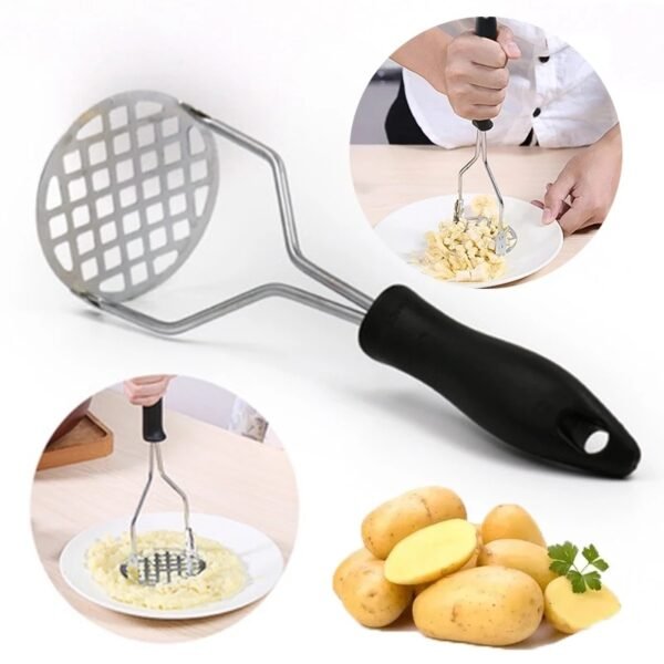 Stainless Steel Potato Press Masher Food Masher Crusher - Image 7