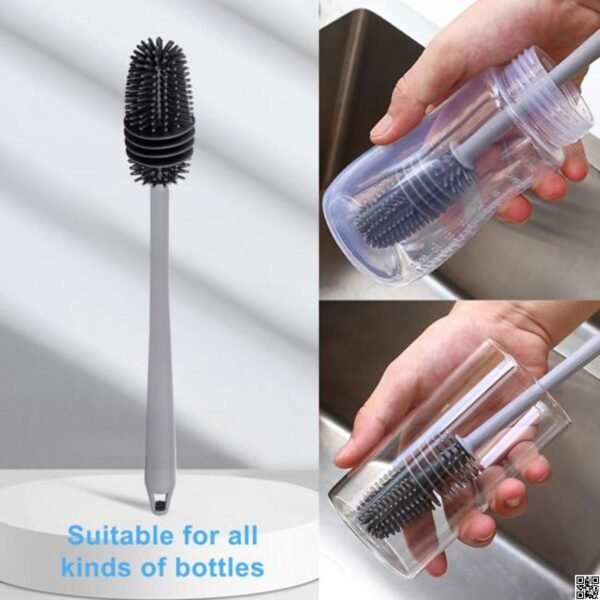 Silicone Bottle Cleaning Brush Bottle Cleaner - Image 4