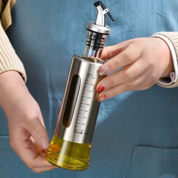Glass Oil Control 500ml, Cooking Oil Dispenser Bottle - Image 2