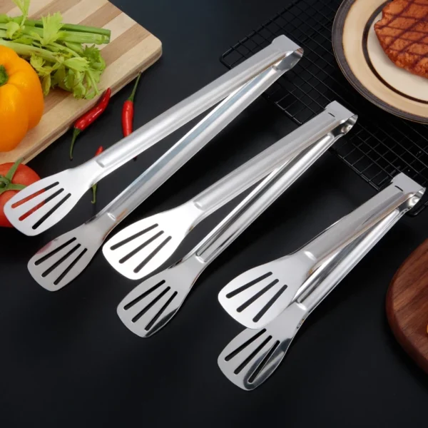 Cooking Tong Clip Clamp Accessories Salad Serving BBQ Tools - Image 5