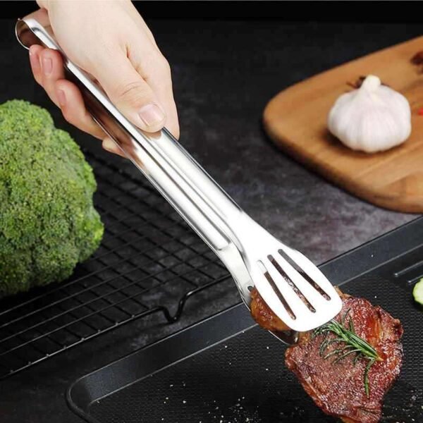 Cooking Tong Clip Clamp Accessories Salad Serving BBQ Tools - Image 4