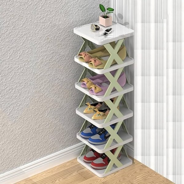 5 Layer Foldable Shoe Rack Organizer - Image 7