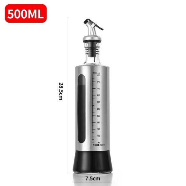 Glass Oil Control 500ml, Cooking Oil Dispenser Bottle - Image 7