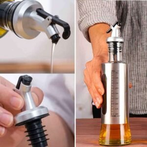 Glass Oil Control 500ml, Cooking Oil Dispenser Bottle