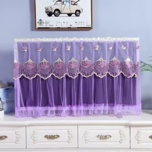 TV dust cover, Dustproof Lace Cloth Fabric TV dust cover