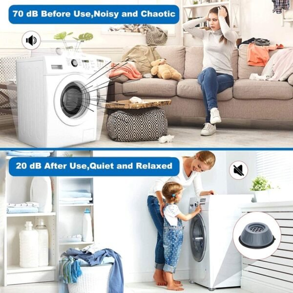 4Pcs Washing Machine Anti Shock Pad - Image 3