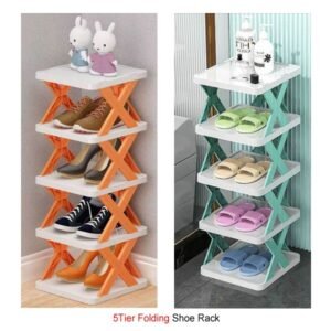 5 Layer Foldable Shoe Rack Organizer