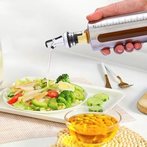Glass Oil Control 500ml, Cooking Oil Dispenser Bottle - Image 5