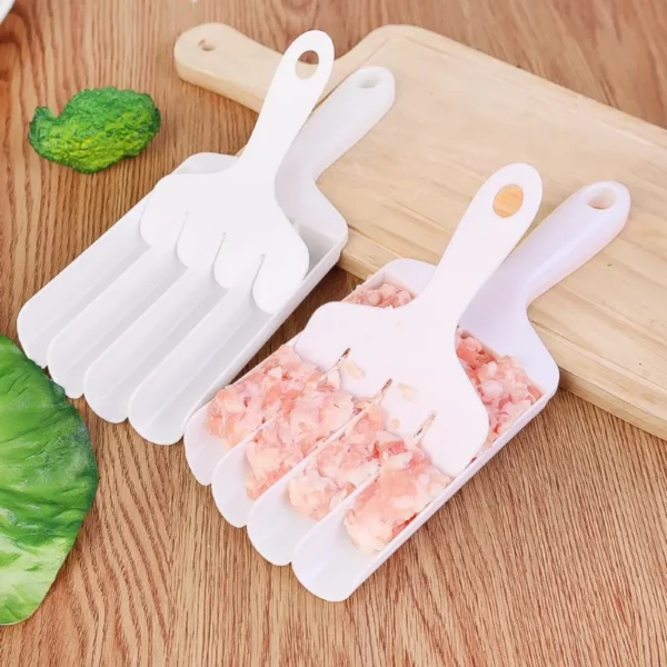 Meat Ball Scoop with Cutting Spade Ball Maker, None-Stick Meatball Maker Melon Ballers - Image 4