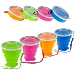 Silicone Folding Cup/Mug, Foldable & Portable