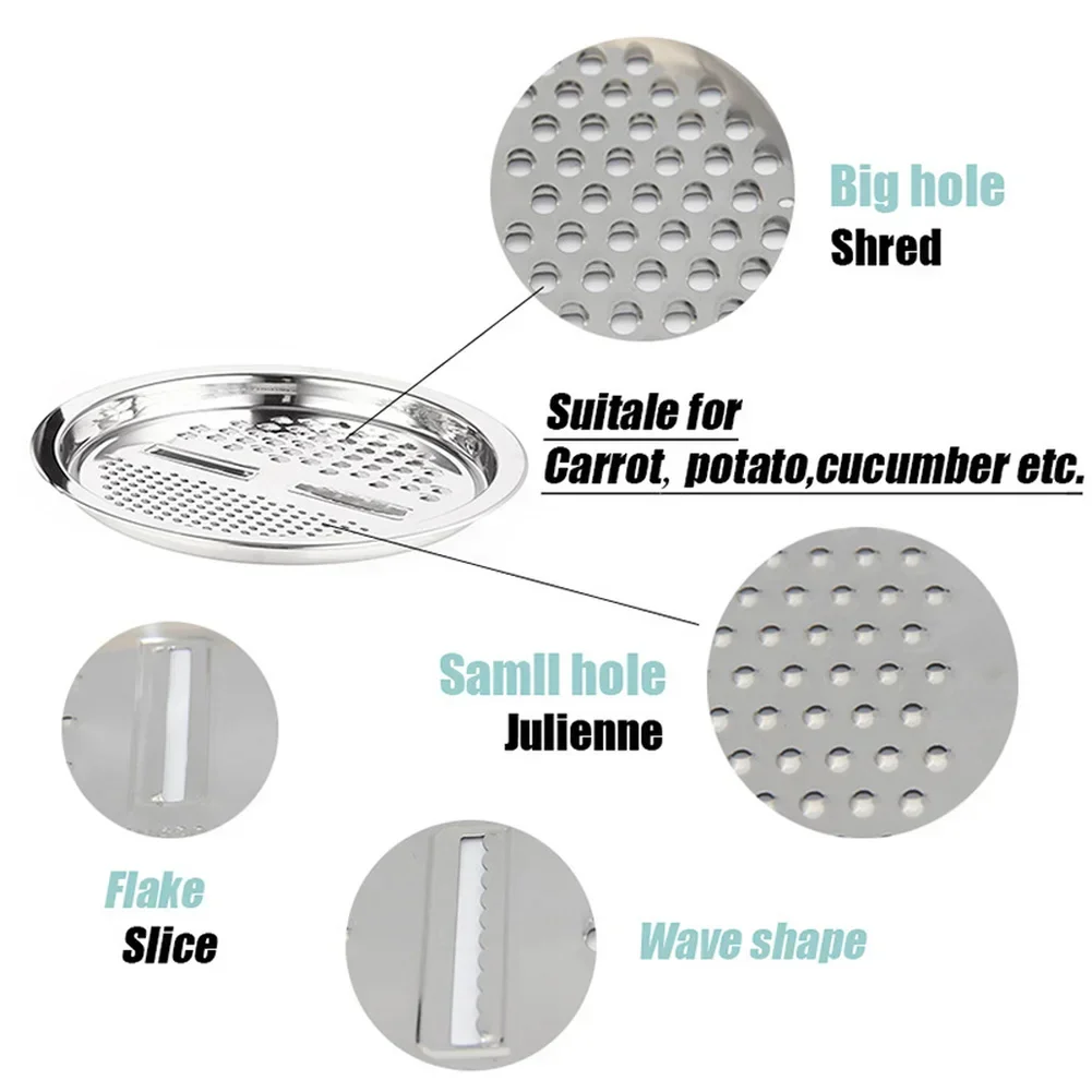 Stainless steel 3 in 1 vegetable cutter & drain basket - Image 4