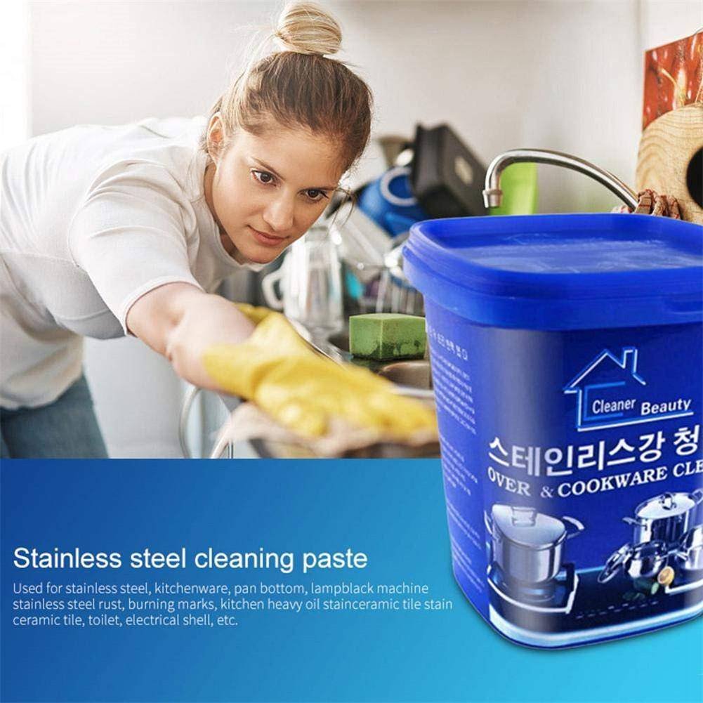 Stainless Steel Cookware Cleaning Paste Kitchen Cleaner Washing Detergent Paste