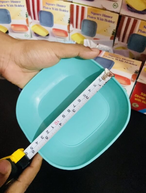 10pcs colourful plate with Free Fork set - Image 6