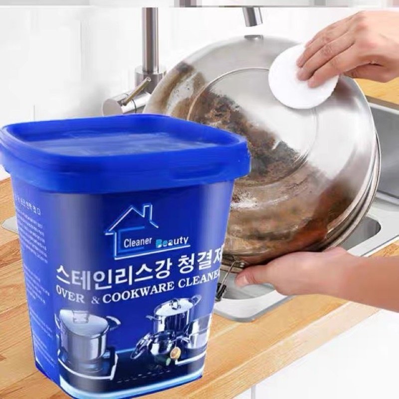 Stainless Steel Cookware Cleaning Paste Kitchen Cleaner Washing Detergent Paste - Image 3