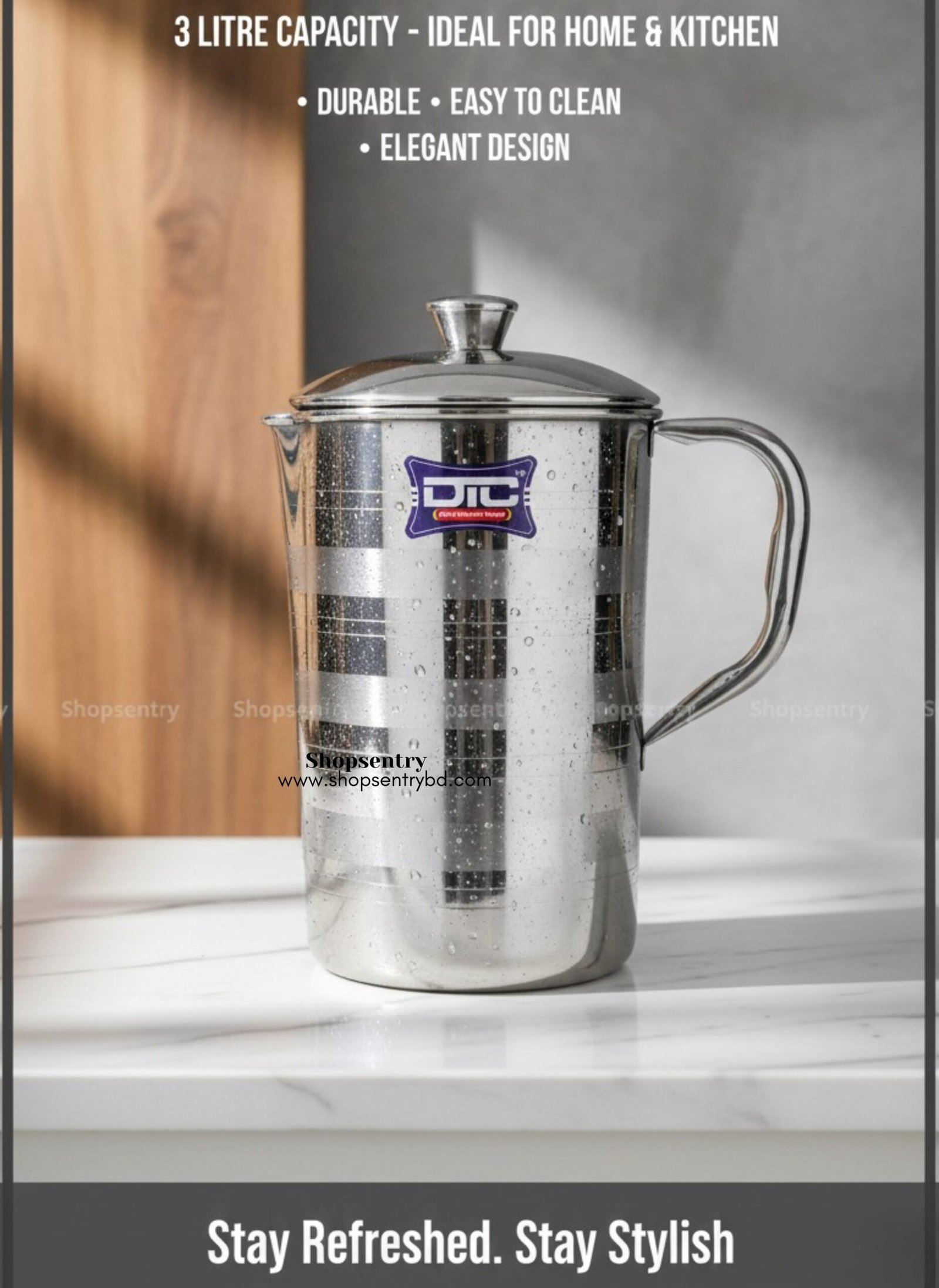 3 Litre Jug Free home delivery